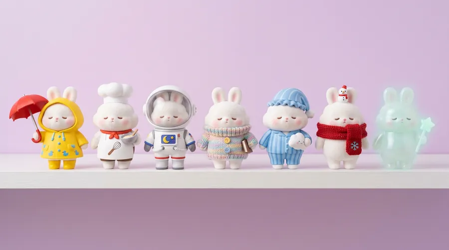盲盒系列阵容 示例效果