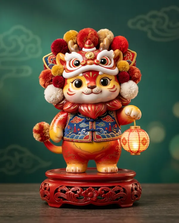 国潮醒狮潮玩