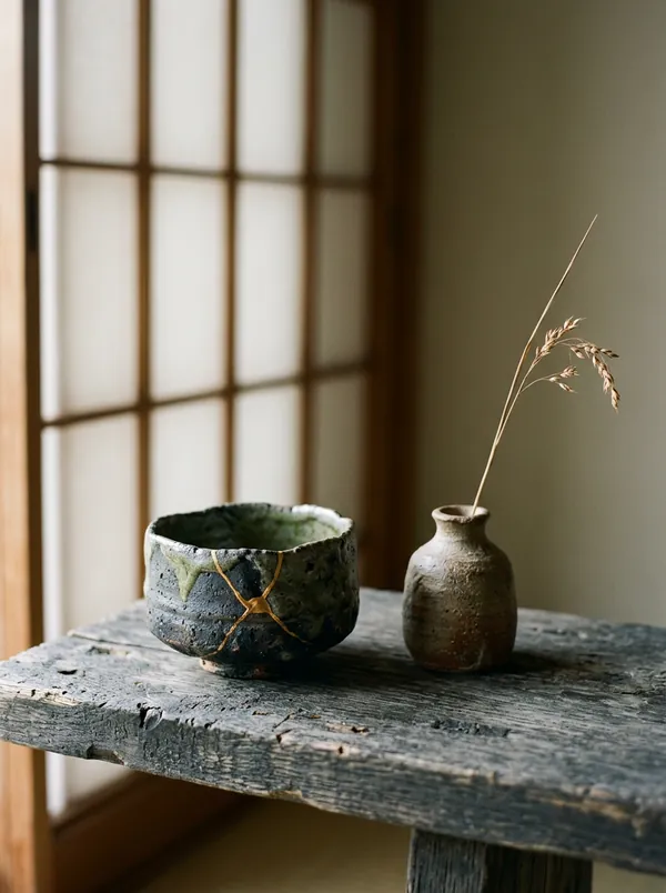 Kintsugi tea bowl example result