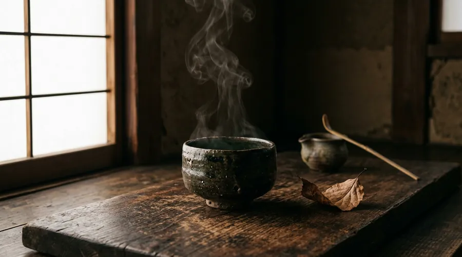 Tea steam rising (video) example result