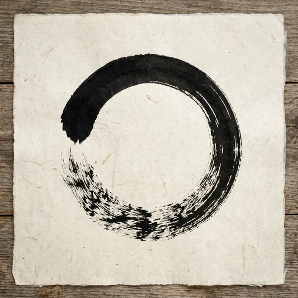 Zen ensō brush circle example result