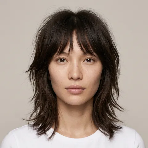 Shaggy wolf cut look preview